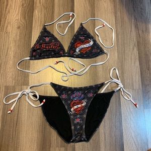 Sinful By Affliction TwoPiece Bikini Size:M